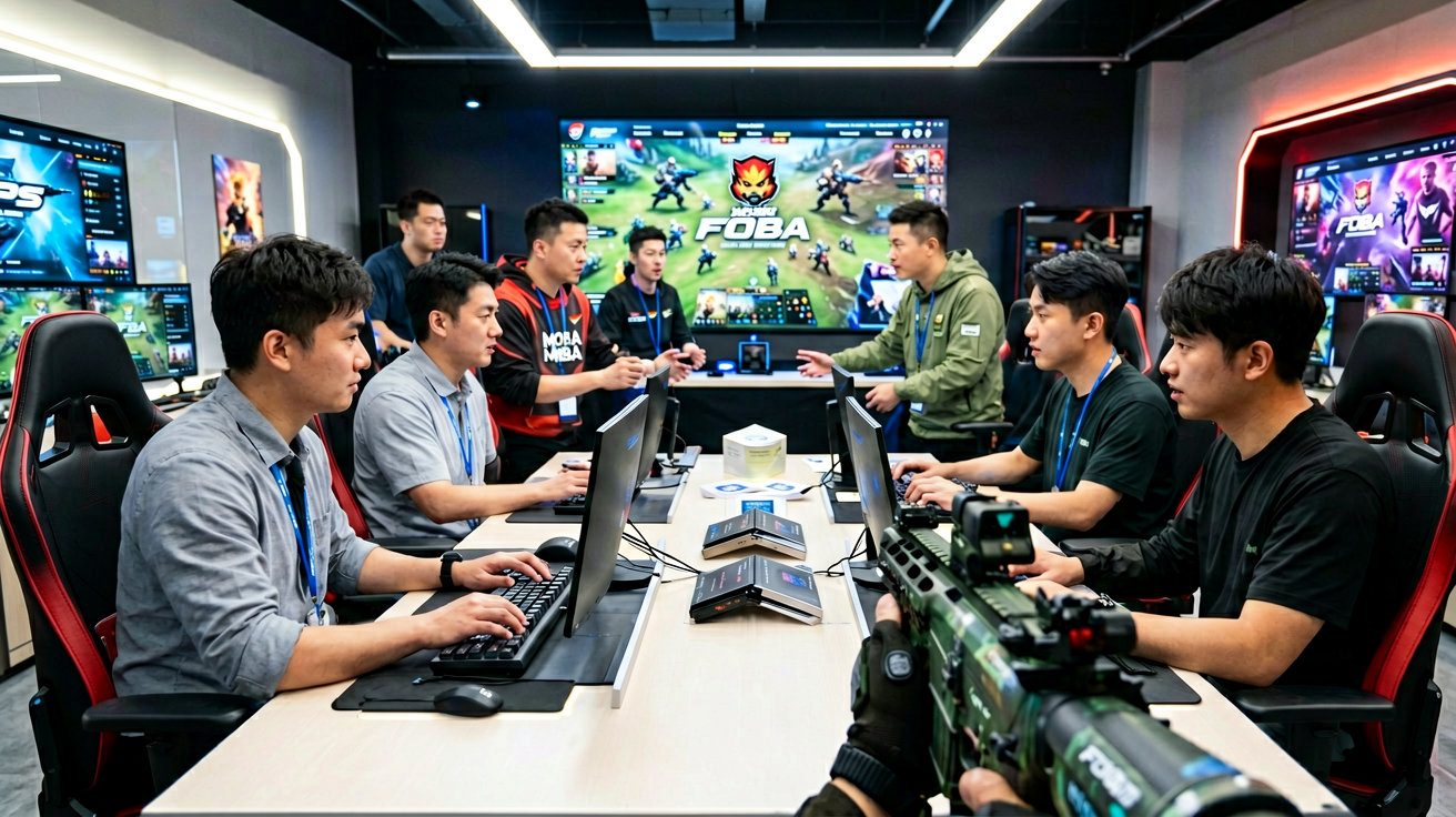 FPS第一人称射击电竞比赛画面